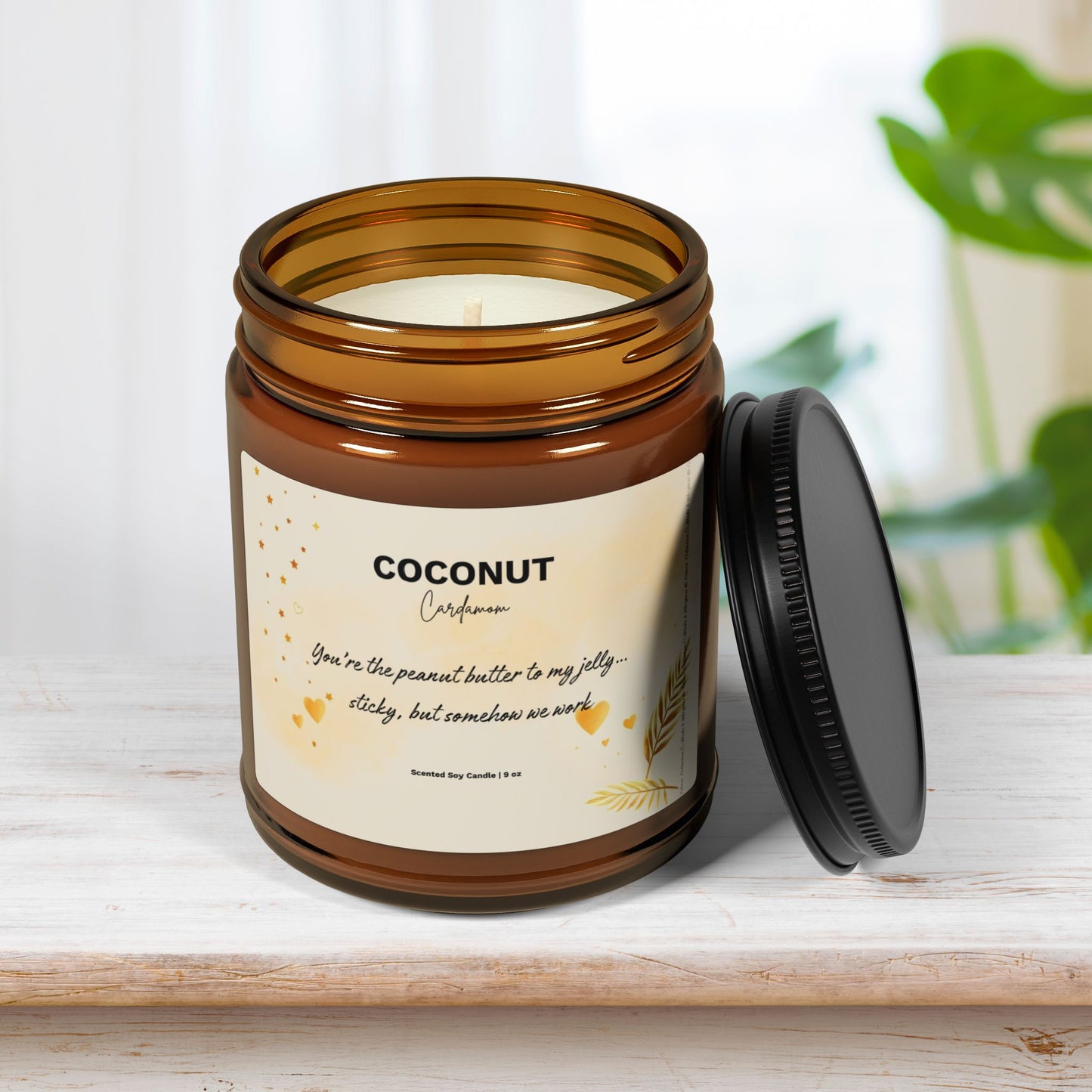 Coconut Cream + Cardamom Scented Candle | Peanut Butter to My Jelly