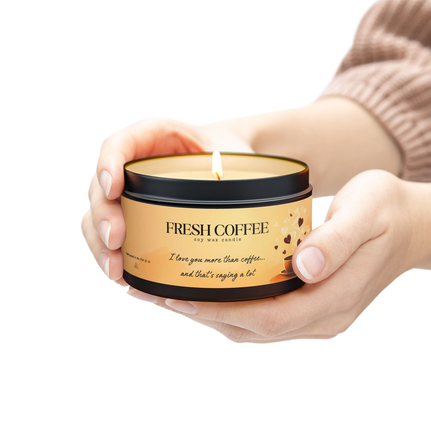 Fresh Coffee Candle | Love You More Than Coffee…