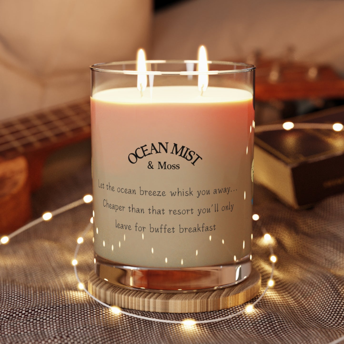 Ocean Mist & Moss Scented Candle ⎮ Vacation Vibes Without the Price Tag