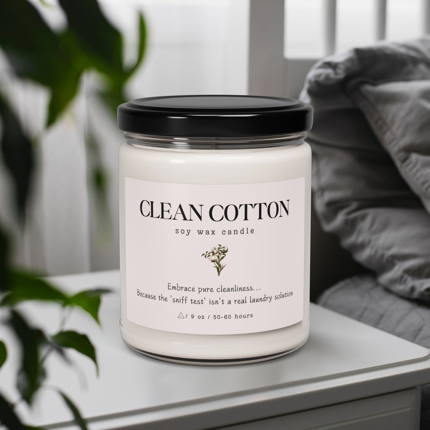 Clean Cotton Scented Candle ⎮ Freshness That Lasts Longer Than Laundry Day