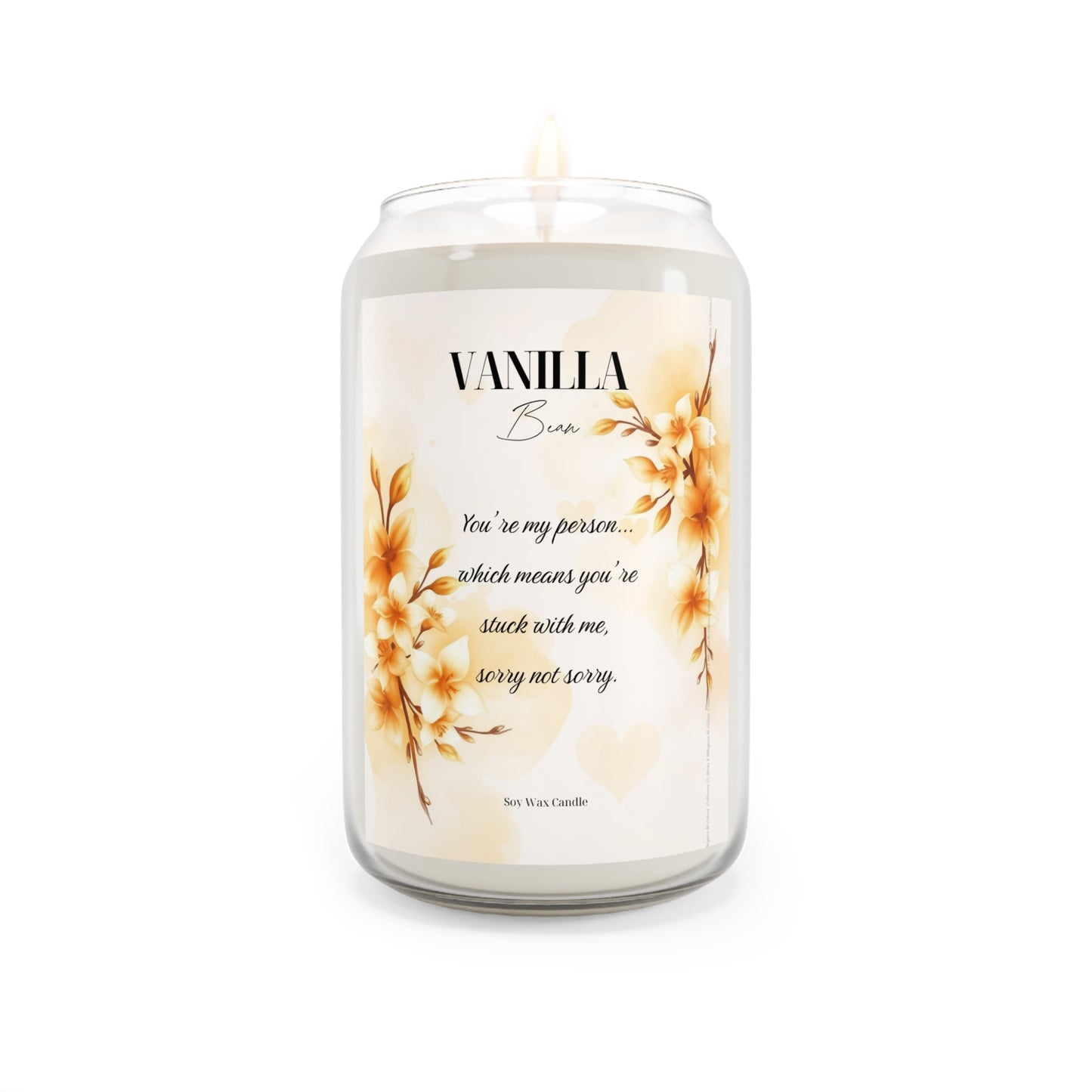 Vanilla Bean Scented Candle | Stuck with Me Forever (Lucky You)