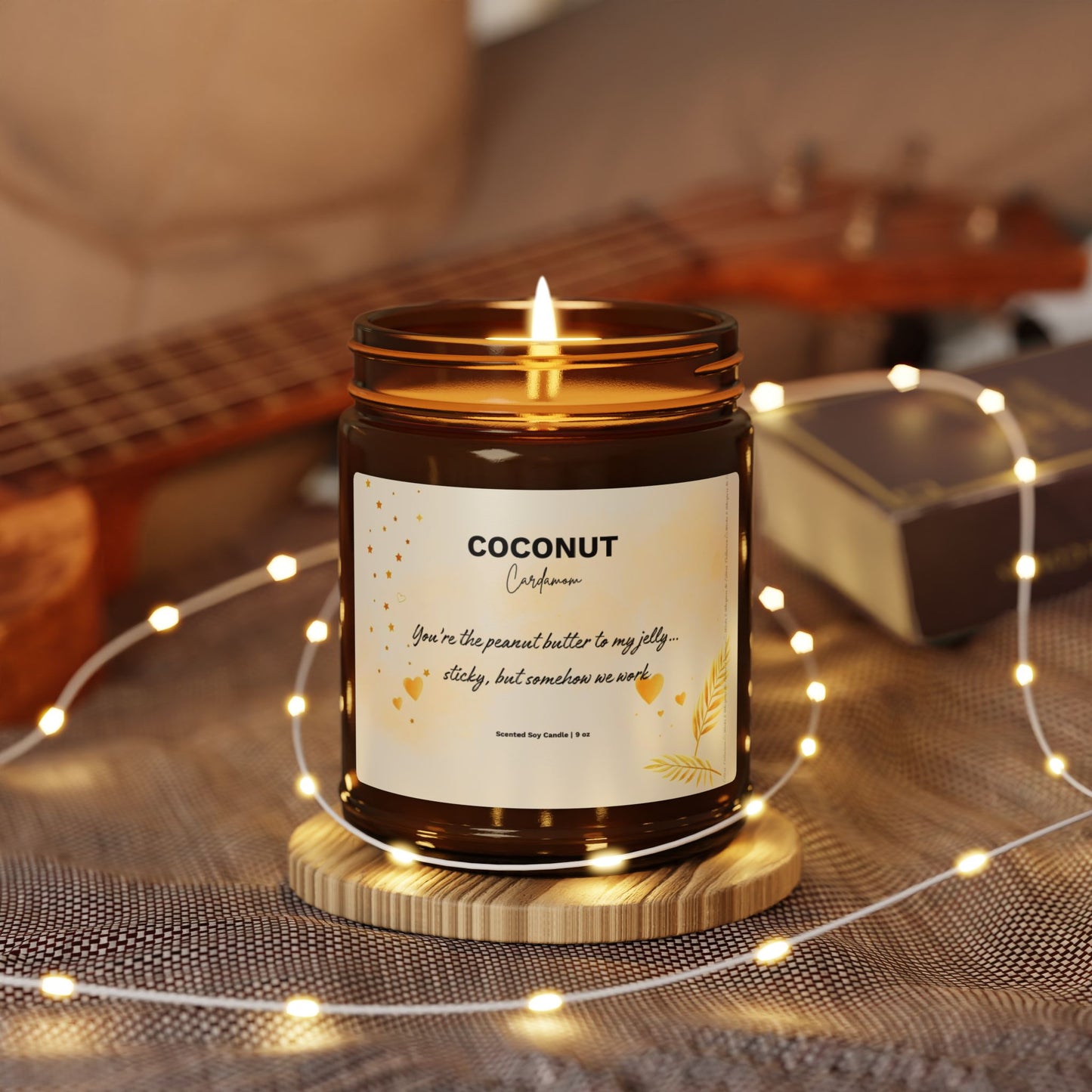 Coconut Cream + Cardamom Scented Candle | Peanut Butter to My Jelly