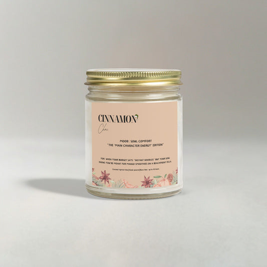 Cinnamon Chai Scented Candle | Soul Comfort: The "Main Character Energy" Edition