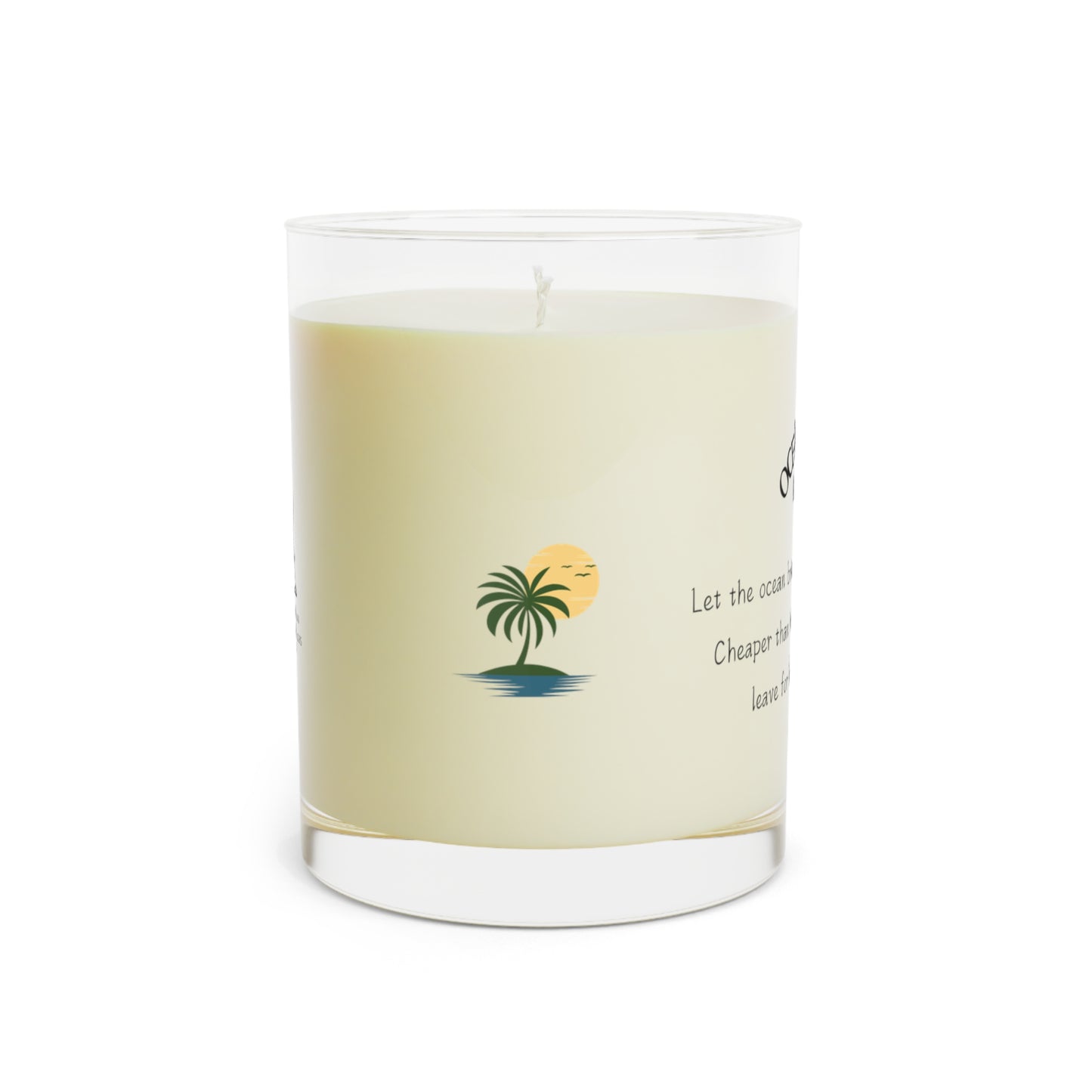 Ocean Mist & Moss Scented Candle ⎮ Vacation Vibes Without the Price Tag