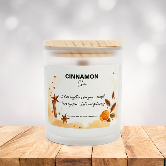 Cinnamon Chai Scented Candle | Fries Before You, But Still My Favorite