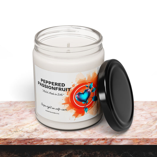 Peppered Passionfruit Scented Soy Candle ⎮ Match Made in DMs