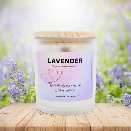 Lavender Scented Candle ⎮Together Forever (No Ctrl+Z)"