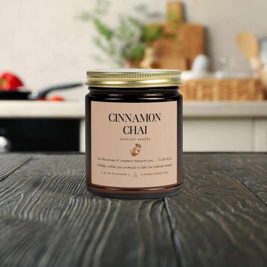 Cinnamon Chai Scented Candle ⎜ Smells Like Holiday Magic (Without the Kitchen Disaster)