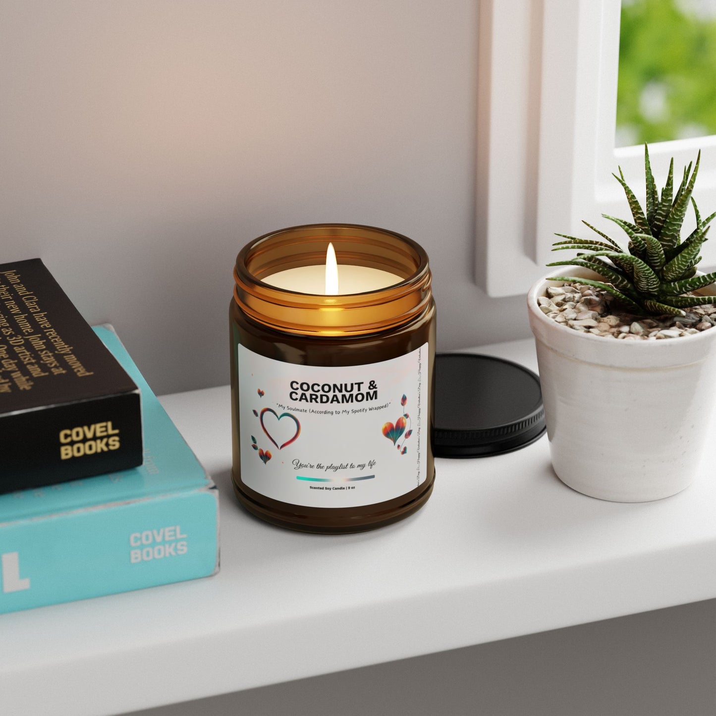 Coconut + Cardamom Scented Soy Candle ⎮ My Soulmate (According to My Spotify Wrapped)