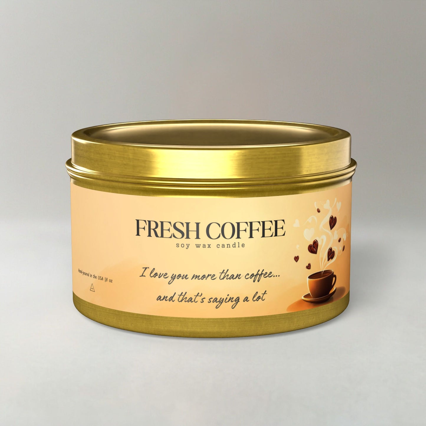 Fresh Coffee Candle | Love You More Than Coffee…