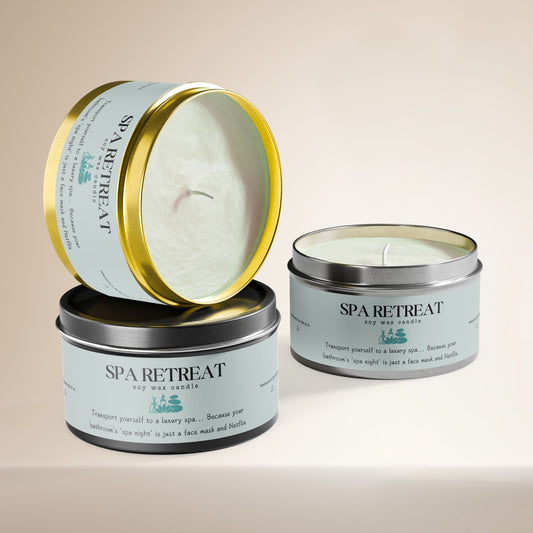 Spa Retreat scented candle ⎮ Bring the Luxury Spa to Your Couch