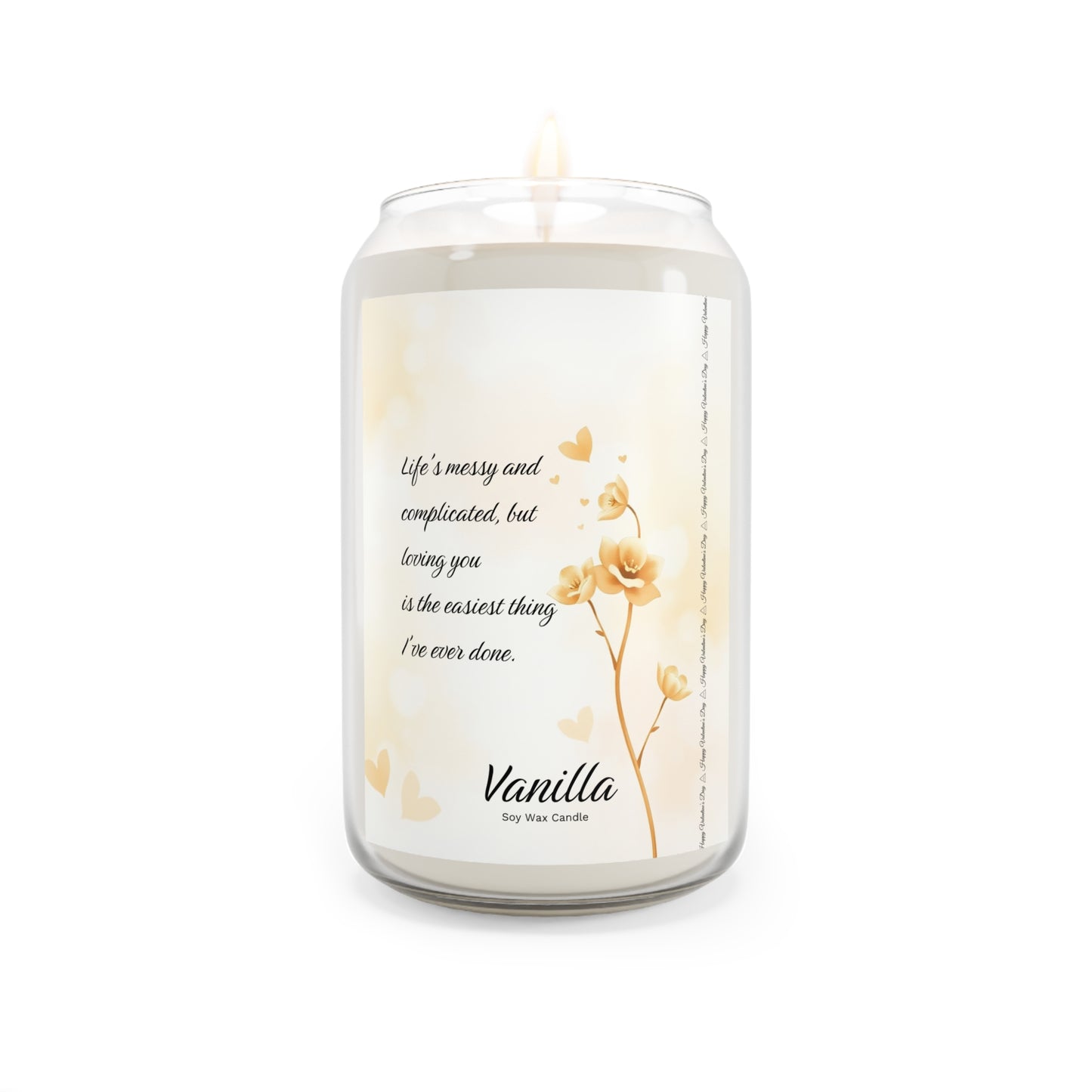 Vanilla Scented Soy Candle | Love's Scents Collection, 13.75oz