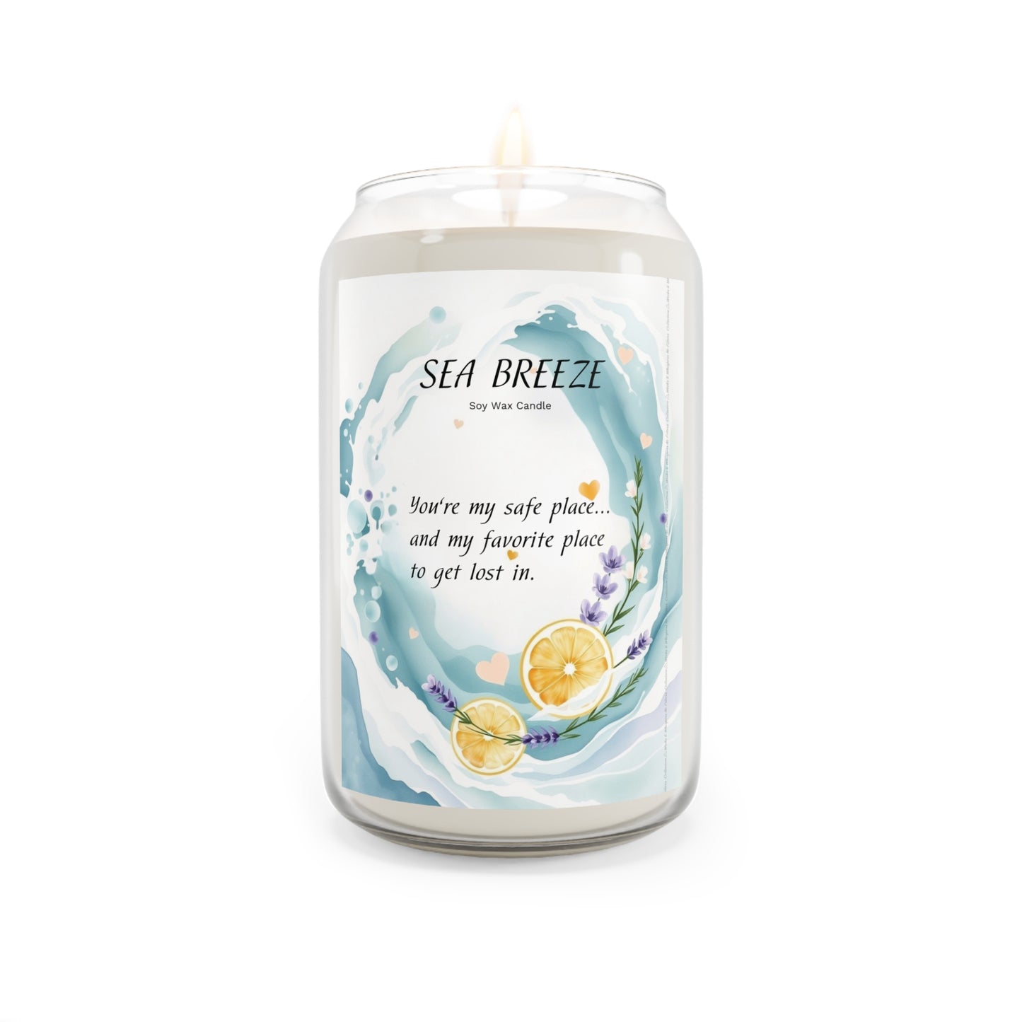 Sea Breeze Scented Candle | Safe Place & Sweet Escape