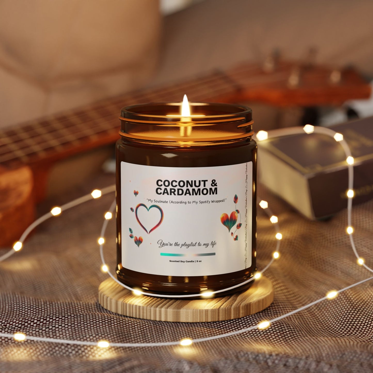 Coconut + Cardamom Scented Soy Candle ⎮ My Soulmate (According to My Spotify Wrapped)