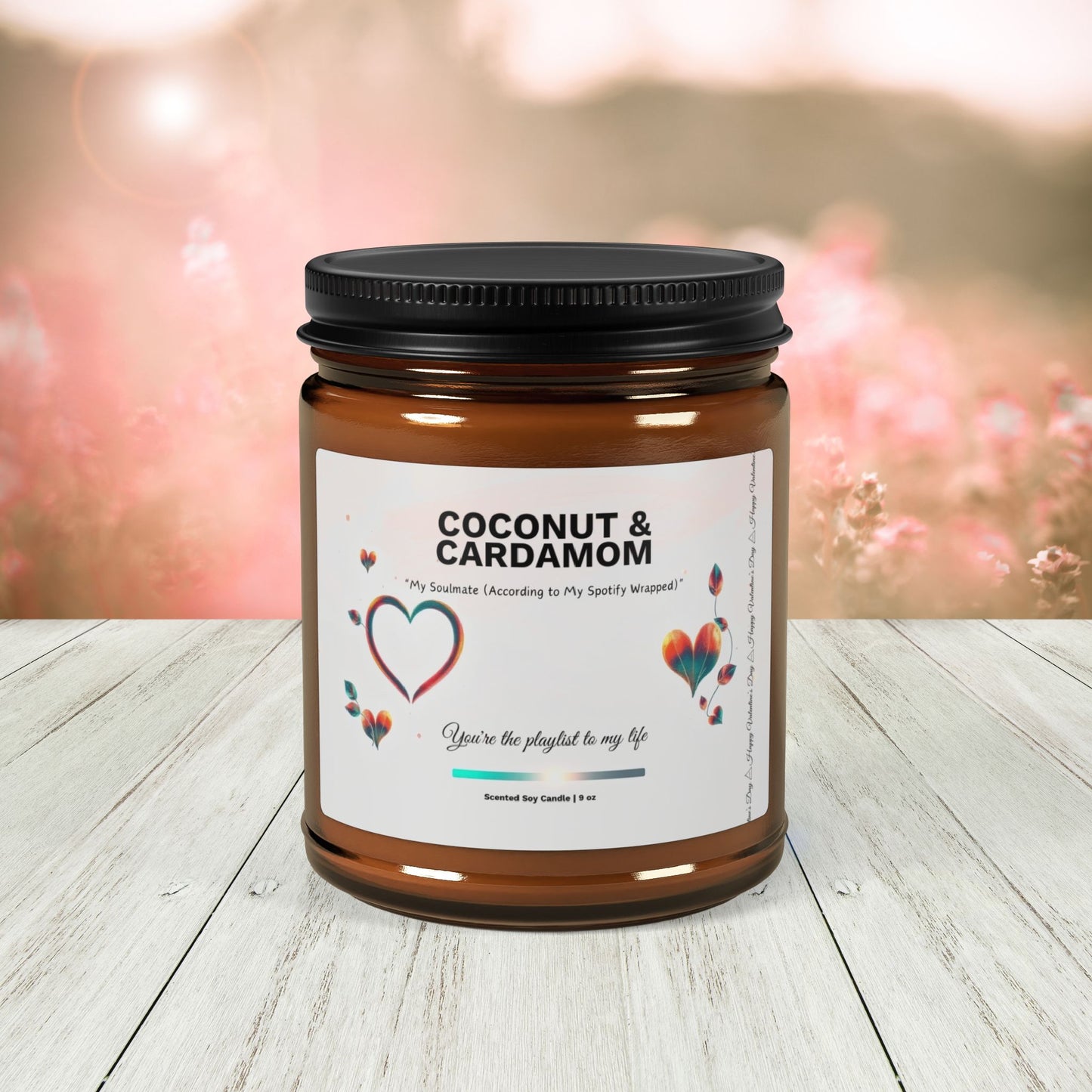 Coconut + Cardamom Scented Soy Candle ⎮ My Soulmate (According to My Spotify Wrapped)