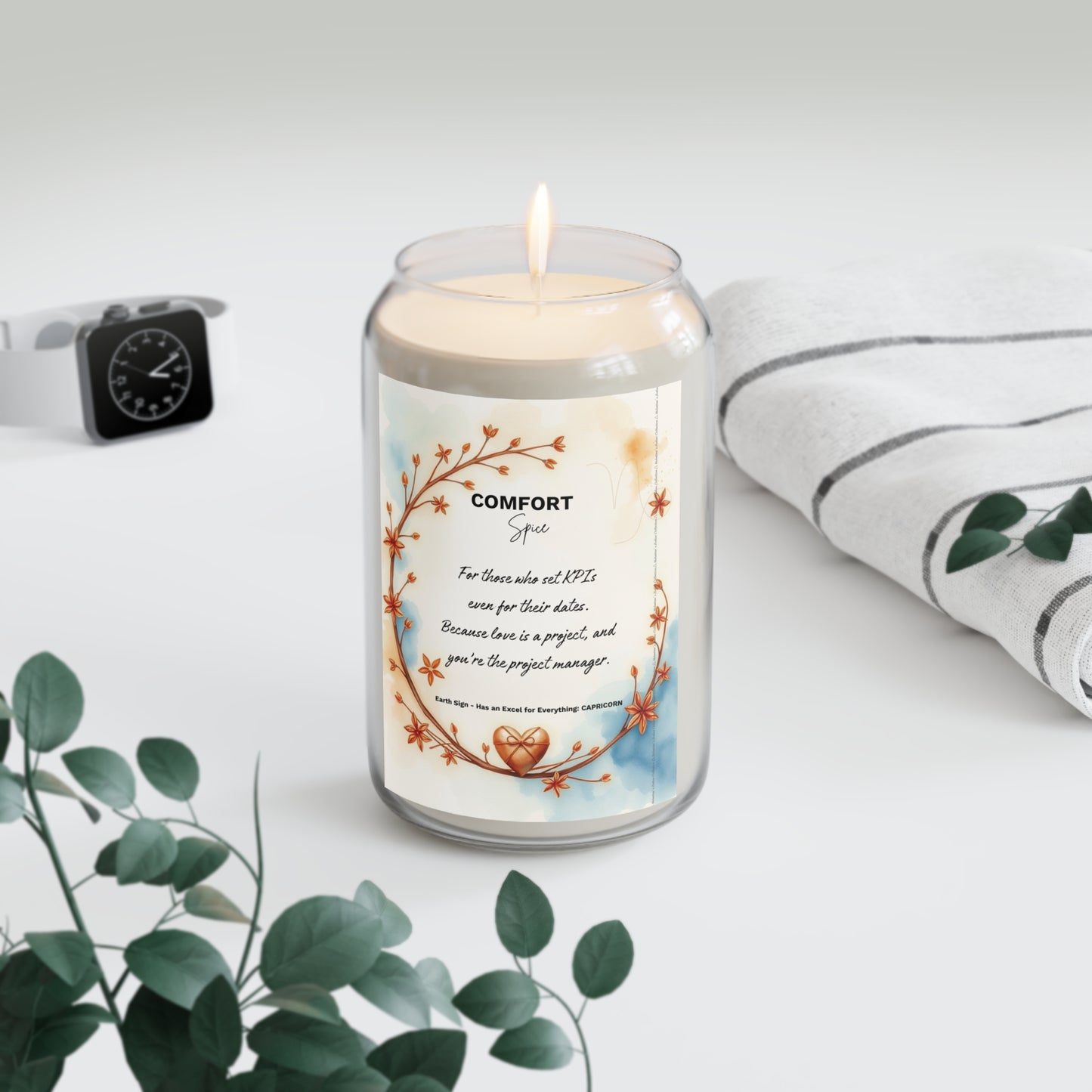 Capricorn Candle – Comfort Spice | Because Love Is a Project, and You're the Project Manager