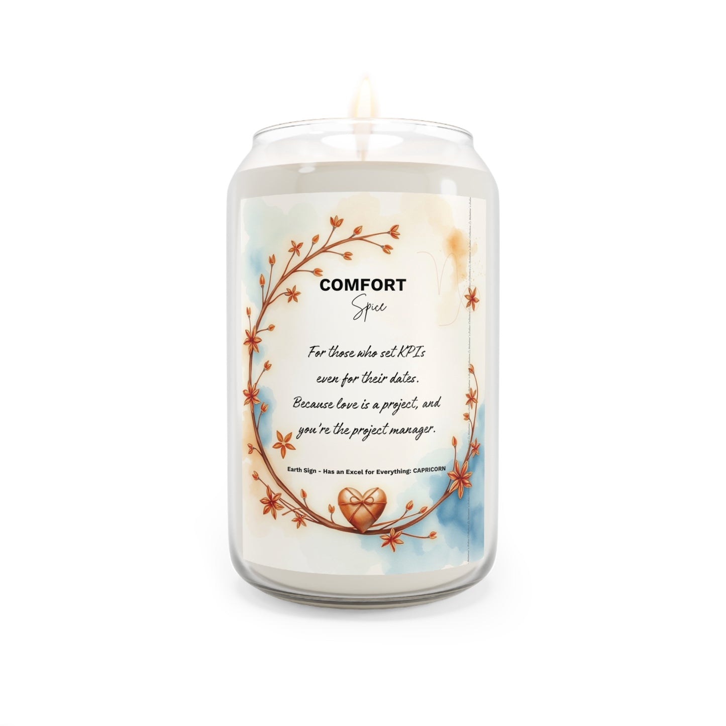 Capricorn Candle – Comfort Spice | Because Love Is a Project, and You're the Project Manager